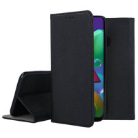 Кожен калъф тефтер и стойка Magnetic FLEXI Book Style за Samsung Galaxy M21 M215F черен